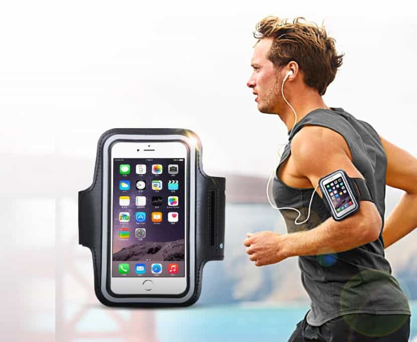 Sac de Sport avec brassard pour course à pied, téléphone portable